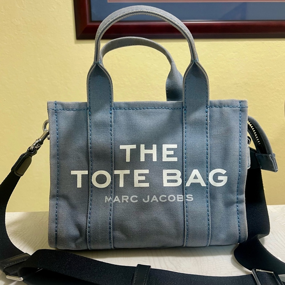 Marc Jacobs The Small Canvas Tote Bag - Blue Shadow